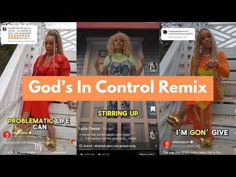 Lydia Caesar - Gods In Control | Teddy Swims - Lose Control Gospel Remix | Viral TikTok Remix