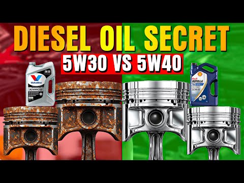 The TRUTH About 5W30 vs 5W40 Diesel Oil (Real Engine Test!)