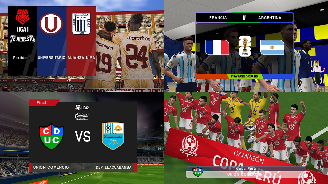 LLEGO! PES PPSSPP V. FINAL LIGA 1 TE APUESTO, LIGA 2 Y WORLD CUP 2026 | CÁMARA PS5 Y GRAFICOS HD