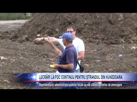 LUCRĂRI LA FOC CONTINUU PENTRU ȘTRANDUL DIN HUNEDOARA