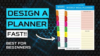 Adobe InDesign Meal Planner Design Tutorial | Create a Weekly Meal Planner