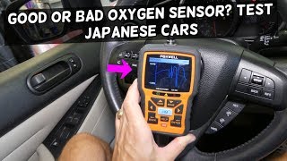 HOW TO TEST UPSTREAM OXYGEN SENSOR ON MAZDA HONDA SUBARU TOYOTA  LAMBDA SENSOR