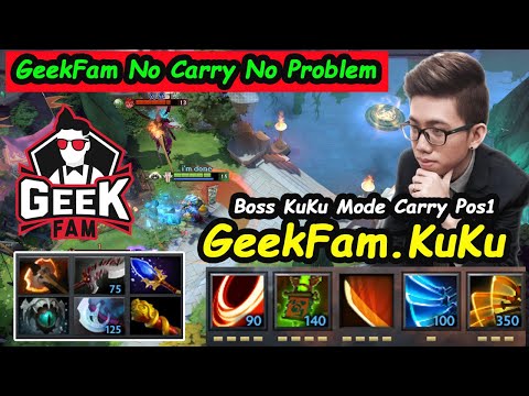 Secret Pos1 ??? GeekFam KuKu - [Juggernaut] Mode Carry No Mercy blade Dota 2 Pespective pro Gameplay