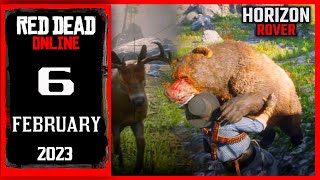 RDR2 Online Daily Challenges 2/6 & Madam Nazar location - RDR2 February 6, 2023