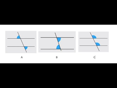 Unghiuri formate de doua drepte cu o secanta