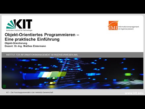 Anfängerkurs  Programmieren JAVA OO - 01 Einführung in die Objekt-Orientierung