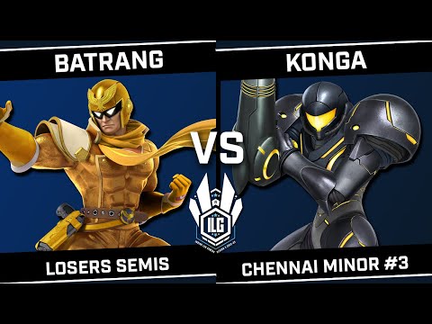Batrang (Captain Falcon) vs KongA (Samus/Dark Samus) - ILG Chennai Minor #3 - Losers Semi Finals