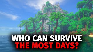 Whoever Can Survive The Most Days On A Deserted Island In Minecraft Wins