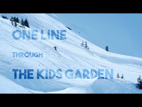 Oscar Mandin - One line through the kids garden - Avoriaz 2018