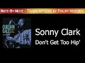 Note-Sonny-Note: Sonny Clark -Don't get to hip'