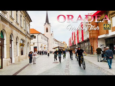 Oradea, Romania - 4K Walking Tour in Transylvania's most beautiful city with Captions