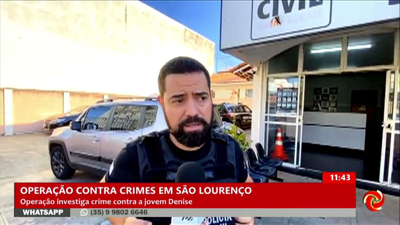 Operação mira prender suspeitos pela morte de jovem em São Lourenço