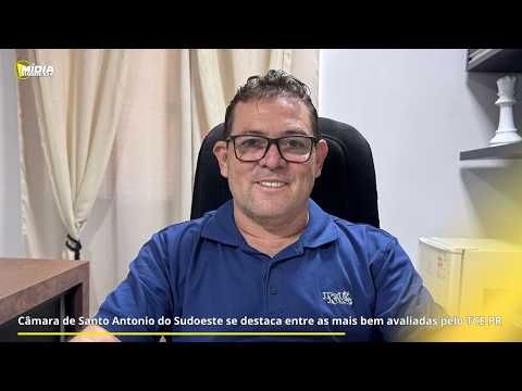 Câmara de Santo Antonio do Sudoeste se destaca entre as mais bem avaliadas pelo TCE PR
