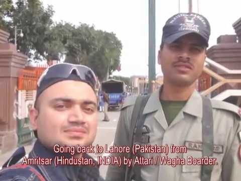 Amritsar (India) to Lahore (Pakistan) By