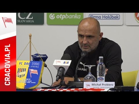 Trener Michał Probierz po meczu z FC DAC 1904 Dunajská Streda(11.07.2019)