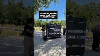Protesters demand Apple crack down on deepfake apps