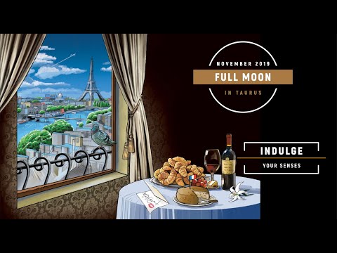 November 2019 Full Moon in Taurus: Indulge Your Senses