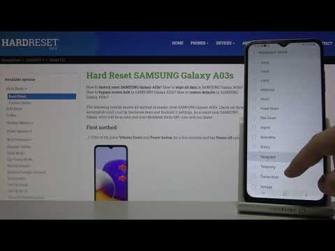 SAMSUNG Galaxy A03s Notification Tones