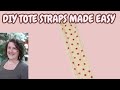 How To Sew DIY Tote Bag Straps Simple Beginner Sewing Machine Tutorials With Faodail Creation