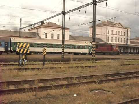 Příjezd vlaku Os 7078 (mimořádně ČD 742) - Chomutov, 15. 9. 2012