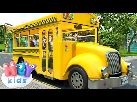 Las Ruedas del Autobús ???? Canciones infantiles en Español - HeyKids