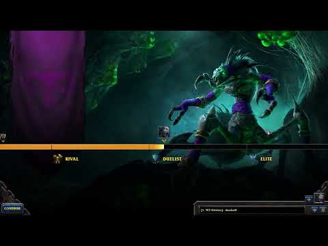 Warcraft 3 Multiplayer Online Undead Vs Orc. With Rank