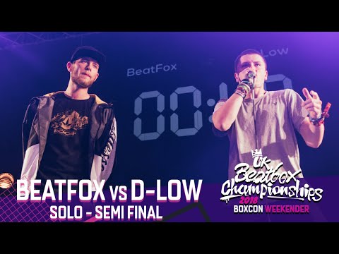 BeatFox vs D-Low | Solo Semi Final | 2018 UK Beatbox Championships