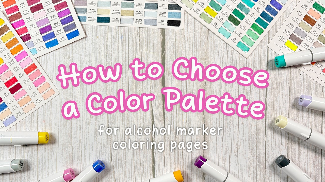 How to Choose a Color Palette | Cozy Coloring Tutorial for Adults