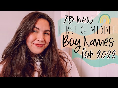NEW FIRST & MIDDLE BABY NAMES FOR BOYS IN 2022 | Unique Boy Baby Names I love!
