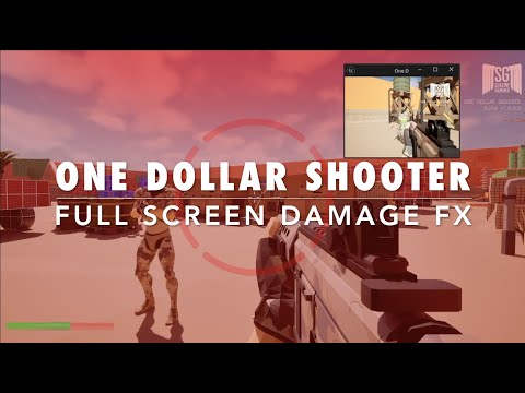 Fullscreen Damage FX | One Dollar Shooter Devlog | Unreal Engine 5