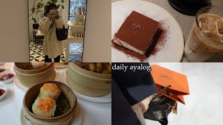 vlog)社会人４年目。自分にご褒美をブイログ🥰/都内OLの日常🫧／スキンケア／購入品紹介／谷桃子バレエ団🩰