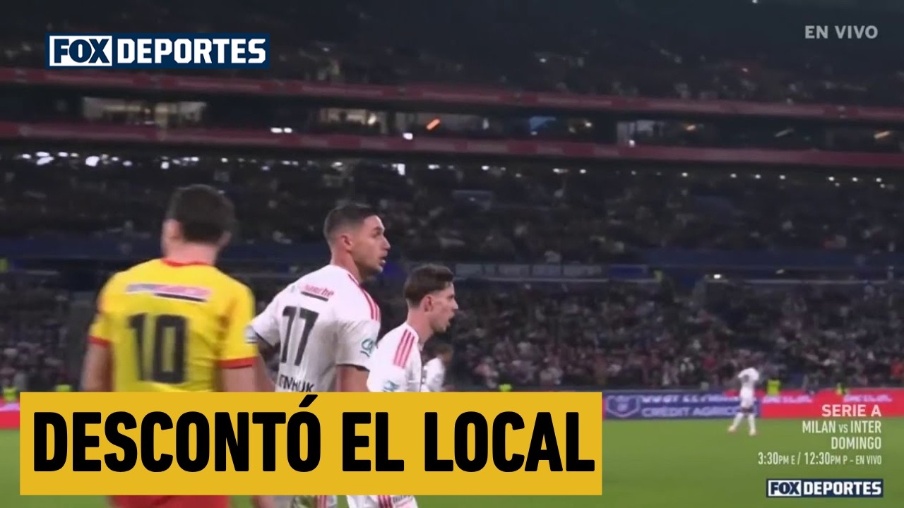 DESCONTÓ EL LOCAL | Lyon 1-2 Lens | #CopaDeFranciaEnFOX