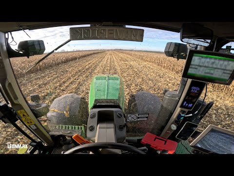 [GoPro] 4K CabView Mais dreschen bei SchraderAgrar | John Deere 8R370 Hawe ÜLW | Claas Lexion 760