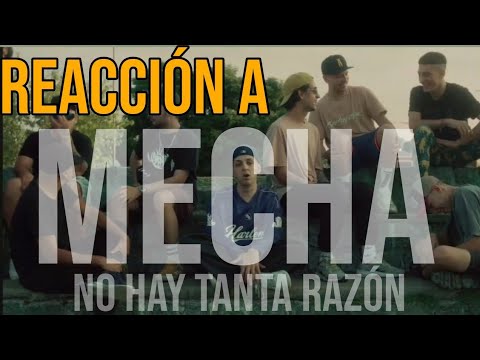 REACCIÓN A No hay tanta razón - Mecha maturin (Prod.Valent)