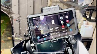 Mounting a Samsung Galaxy Tab Active 3 to a BMW R1250GS Adventure with a powered RAM mount
