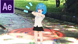 After Effects 3DカメラトラッカーでVTuberを実写合成！