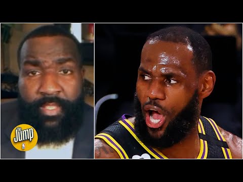 肯德里克-帕金斯預測，勒布朗-詹姆斯還能再打6年的時間--《跳躍》。 (Kendrick Perkins predicts SIX MORE YEARS of LeBron James playing at this level | The Jump)