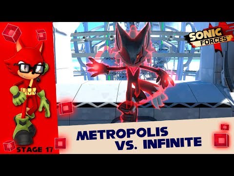 Sonic Forces [PC] - Metropolis: VS. Infinite (Stage 17) - Walkthrough