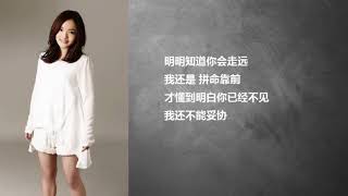 【刃莱茵字幕】徐佳莹~最初的记忆(电视剧《夏至未至》片尾曲)