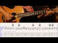 How to Play Flow Gently Sweet Afton on Guitar with TAB