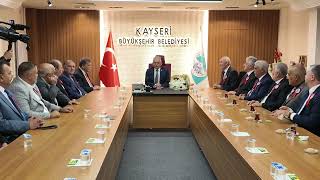 ahilik kutlama heyetinden baskan buyukkilic'a ziyaret