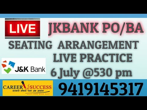 JOIN JKBANK PRACTICE LIVE SESSION ONLY BY @CAREER SUCCESS