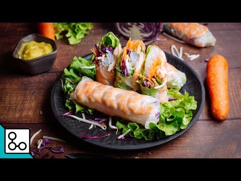 Rouleaux de printemps aux crevettes - YouCook