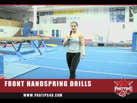 Dominique Moceanu - How to do the Front Handspring in Gymnastics