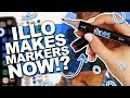 AFFORDABLE BRUSH MARKERS Illo Hue Alcohol Marker Demo First Impressions Sketchbook