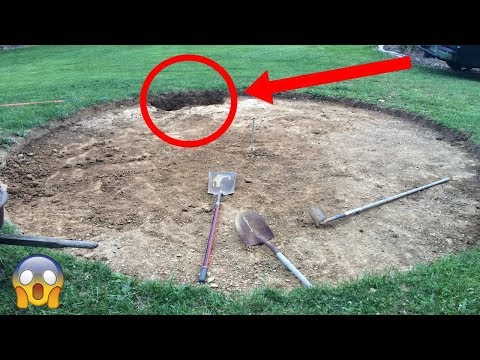 Comenzaron excavando un circulo en su jardín y terminaron con esta impresionante y magnifica obra. Video