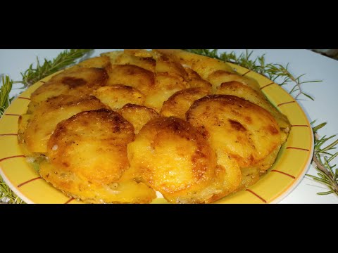 Crispy Pan-Fried Potato Omelette Without Eggs, Calabrese Recipe