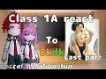 Class 1A React To Bkdk Moved Deku AU Secret Relationship Last Part Bkdk