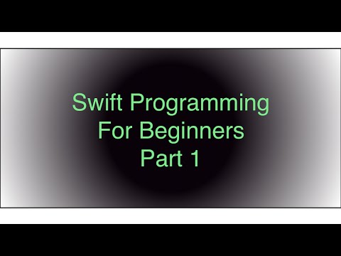 Swift Programming Part 1:An Introduction