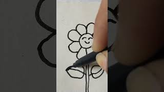 How To Make Flower 🌸🌹 Drawing #Easy#youtube #art #viral